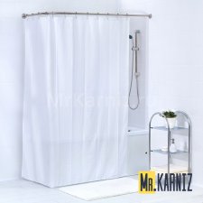 Шторa двойная Пузырьки белый